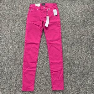 NWT Pink Jean Jeggings